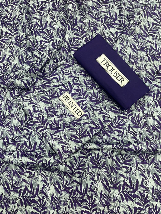 Premium Bonanza Lawn 2-Piece - Digital Printed Shirt with Matching Plain Trouser