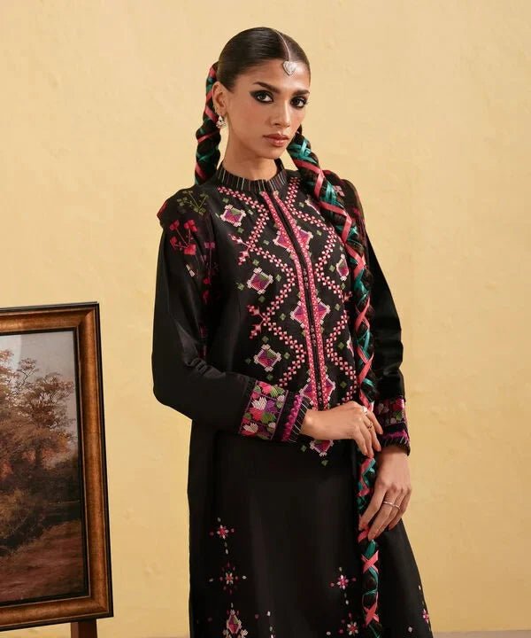 Sapphire Embroidered Dhanak Three Piece D - 69 - Wareeb.Shop