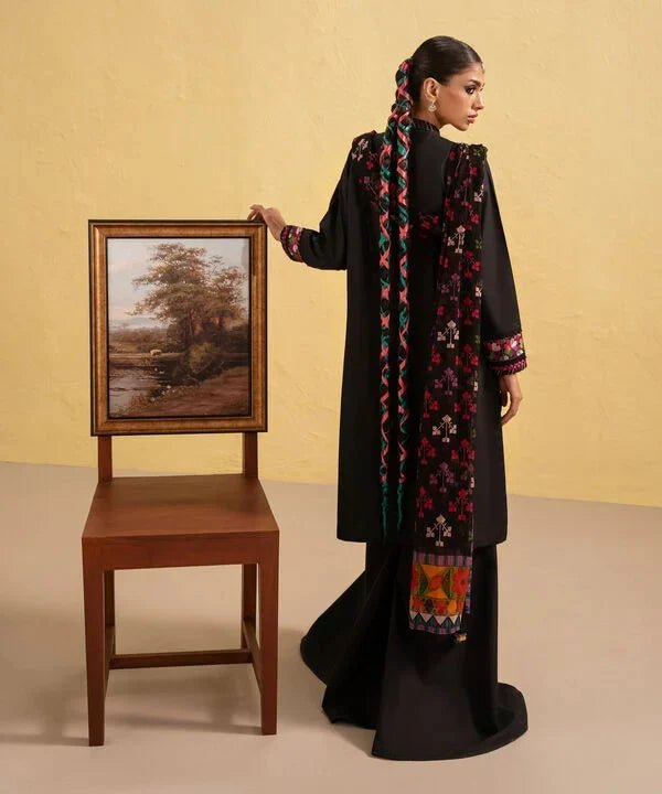 Sapphire Embroidered Dhanak Three Piece D - 69 - Wareeb.Shop