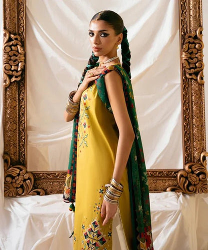 Sapphire Embroidered Dhanak Three Piece D - 69 B - Wareeb.Shop