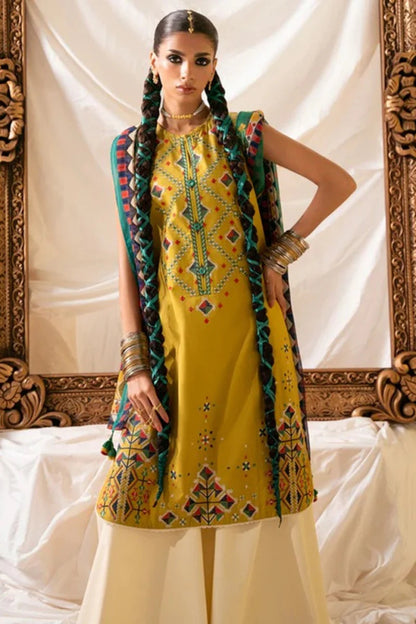 Sapphire Embroidered Dhanak Three Piece D - 69 B - Wareeb.Shop