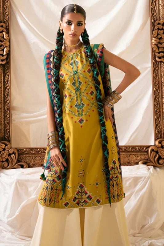 Sapphire Embroidered Dhanak Three Piece D - 69 B - Wareeb.Shop