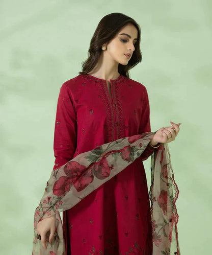 Sapphire Embroidered Dhanak Three Piece SP - 751 - Wareeb.Shop