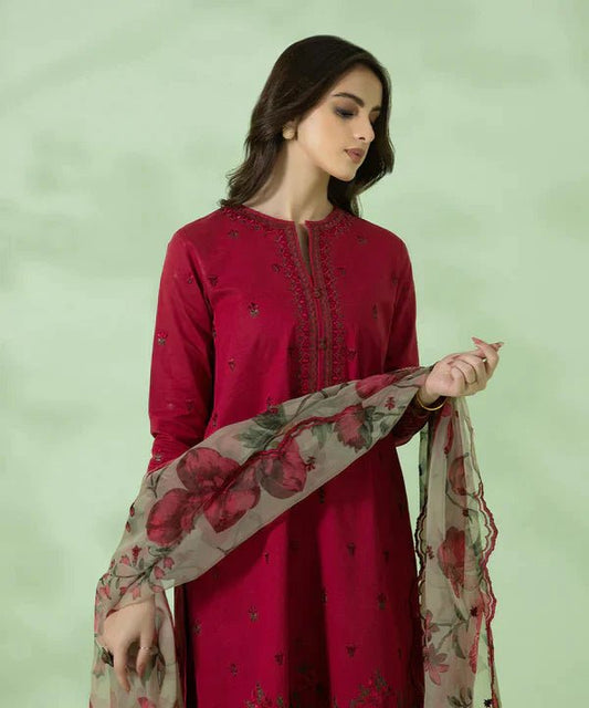 Sapphire Embroidered Dhanak Three Piece SP - 751 - Wareeb.Shop