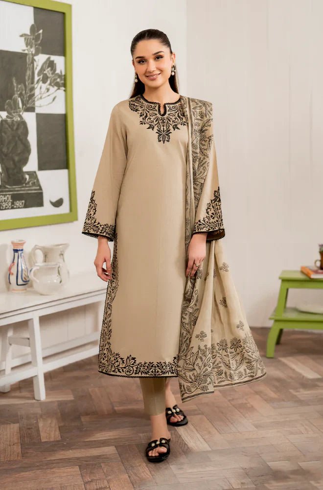 Sapphire Embroidered Dhanak Three Piece SPW - 746 - Wareeb.Shop