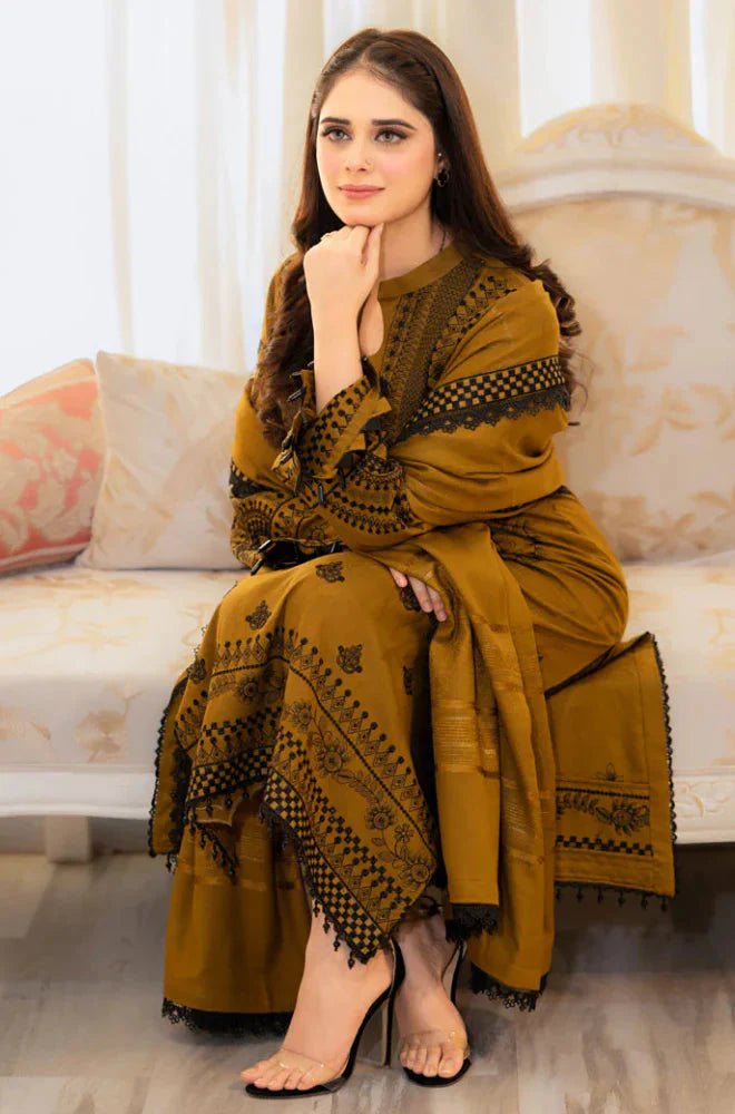 Urge - 3PC Lawn Embroidered Suit - Wareeb.Shop