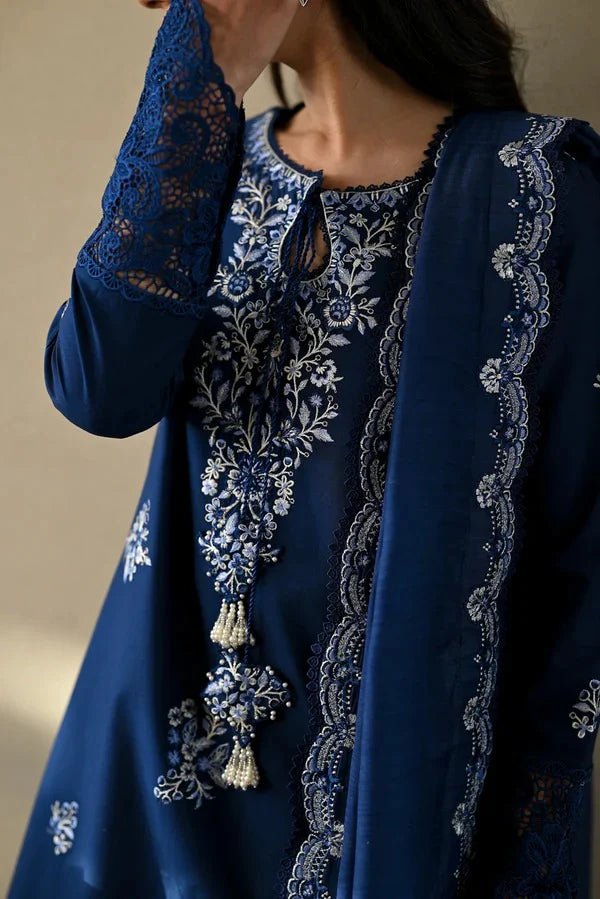 ZAIB Embroidered dhanak Three Piece ZAIB - 20 - Wareeb.Shop