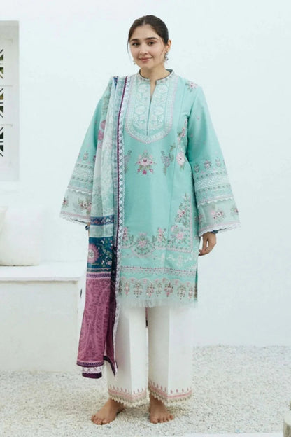 Zarashahjahan Embroidered dhanak Three Piece COCO - 01 - Wareeb.Shop