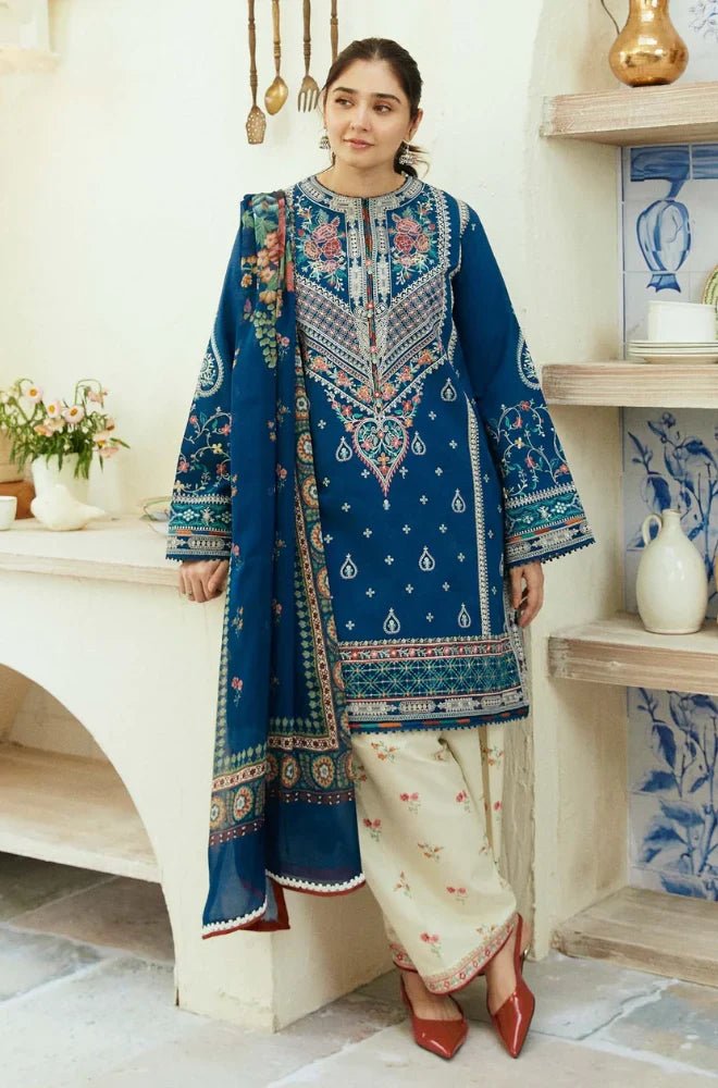 Zarashahjahan Embroidered Dhanak Three Piece COCO - 721 - Wareeb.Shop