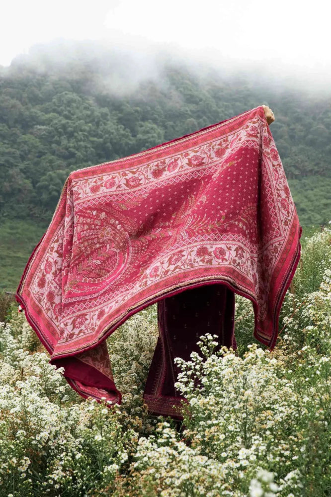 Zarashahjahan Embroidered Dhanak Three Piece coco - 97 - Wareeb.Shop