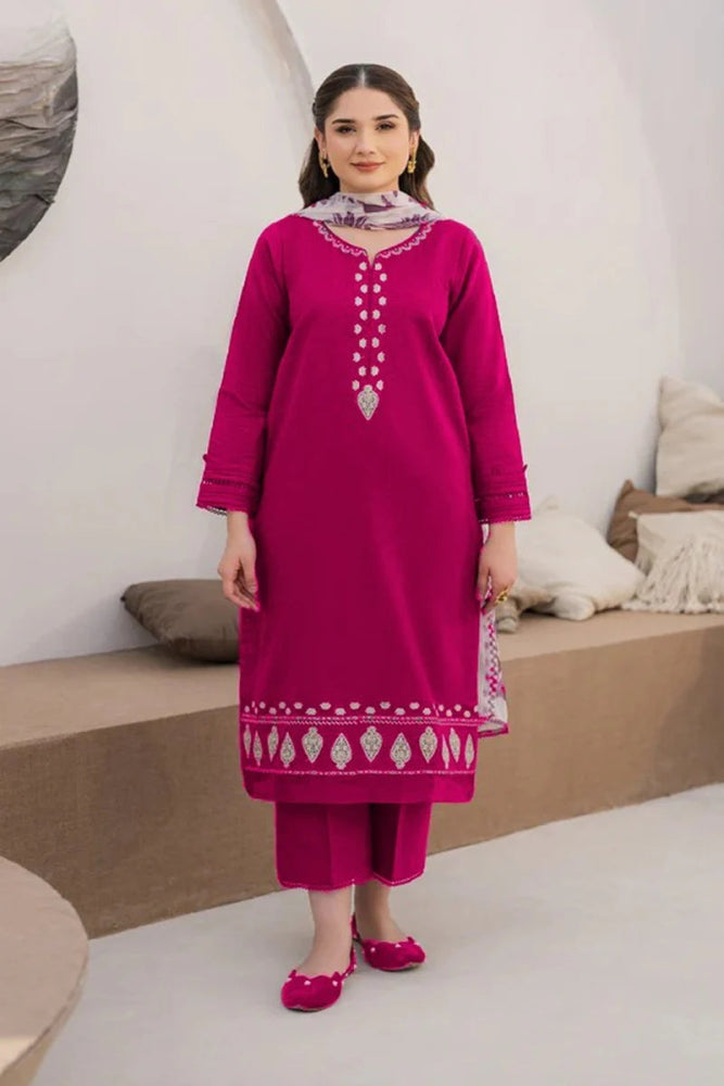 Zarashahjhan Embroidered Dhanak Three Piece COCO - 163 - Wareeb.Shop