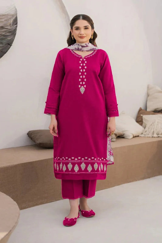 Zarashahjhan Embroidered Dhanak Three Piece COCO - 163 - Wareeb.Shop