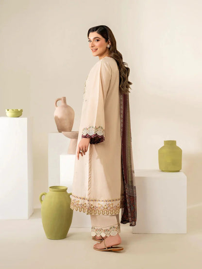Zarashahjhan Embroidered Dhanak Three Piece COCO - 199 - Wareeb.Shop