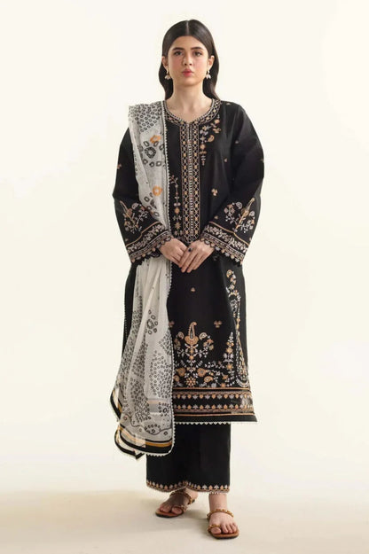 Zarashahjhan Embroidered Dhanak Three Piece COCO - 742 - Wareeb.Shop