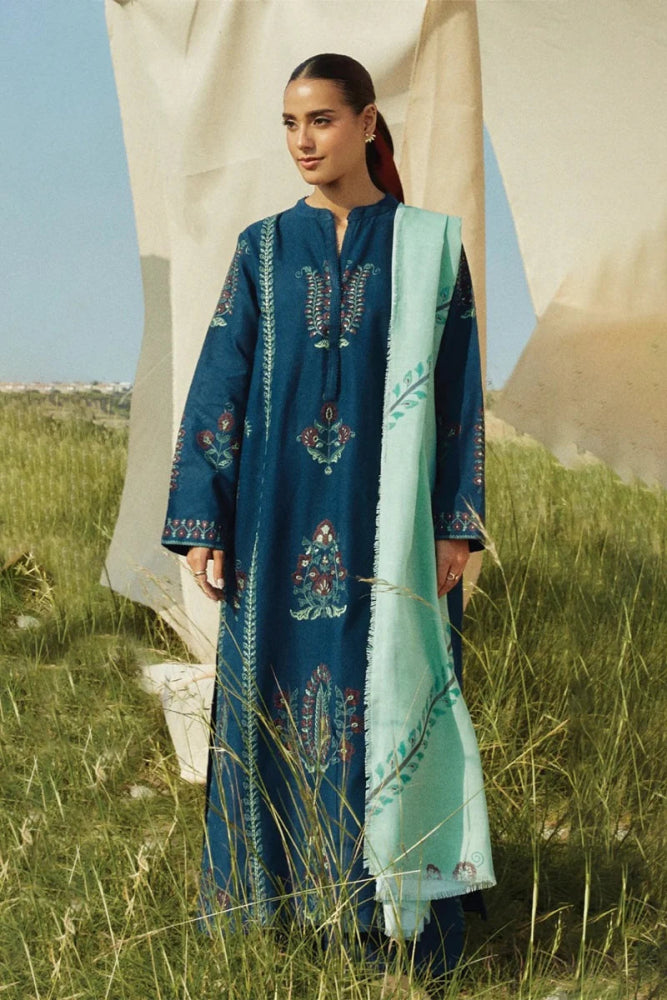 Zarashahjhan Embroidered Dhanak Three Piece COCO - 772 - Wareeb.Shop