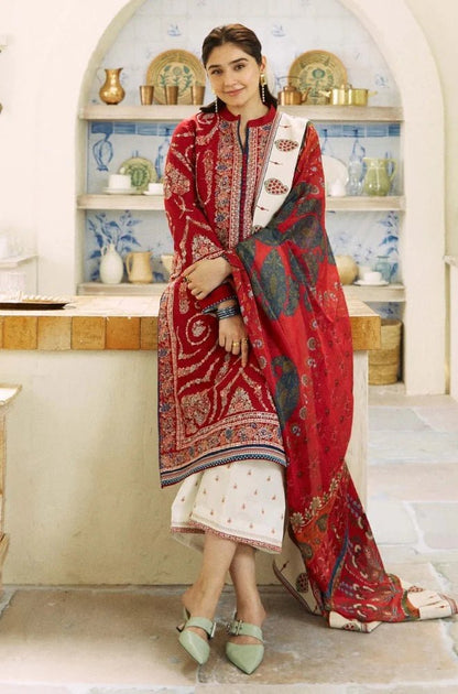 Zarashahjhan Embroidered Dhanak Three Piece COCO - W08 - Wareeb.Shop