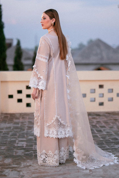 Zarpash Chikenkari Embroidered Dhanak Three Piece Zarpash - 02 - Wareeb.Shop